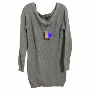 Misguided Grey Sweater Jumper NWT